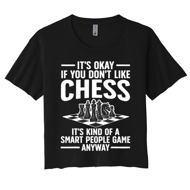 Cool Chess Players Art For Men Chess Lover Novelty Crop Top