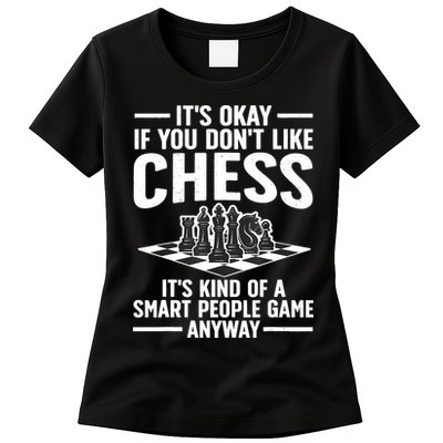 Cool Chess Players Art For Men Chess Lover Novelty Womens T-Shirt