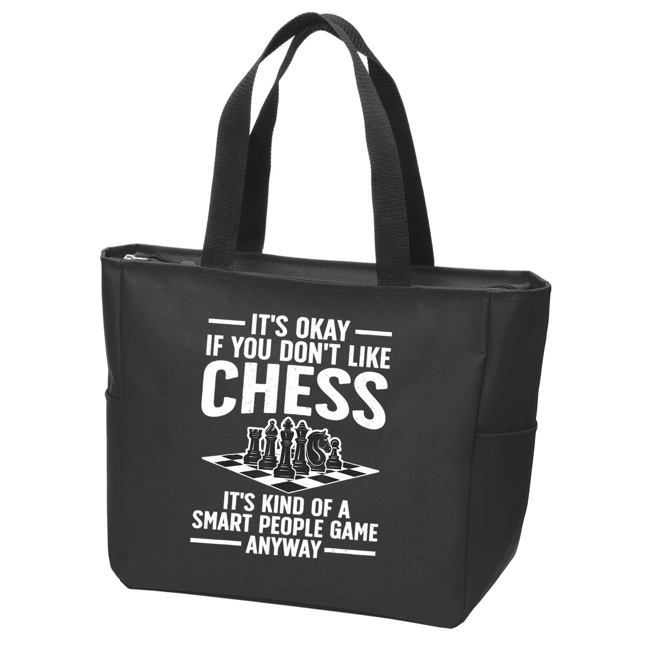Cool Chess Players Art For Men Chess Lover Novelty Zip Tote Bag