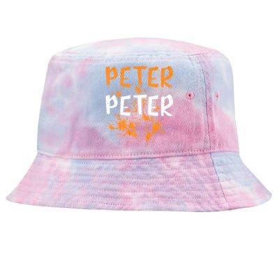 Couples Costume Peter Pumpkin Eater Splash Halloween Tie-Dyed Bucket Hat