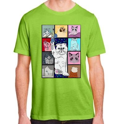 Cute Cat Purring In My Lap Cause It Loves Me Cat Lover Adult ChromaSoft Performance T-Shirt