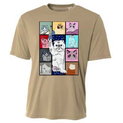 Cute Cat Purring In My Lap Cause It Loves Me Cat Lover Cooling Performance Crew T-Shirt