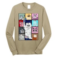 Cute Cat Purring In My Lap Cause It Loves Me Cat Lover Long Sleeve Shirt