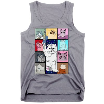 Cute Cat Purring In My Lap Cause It Loves Me Cat Lover Tank Top