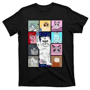 Cute Cat Purring In My Lap Cause It Loves Me Cat Lover T-Shirt