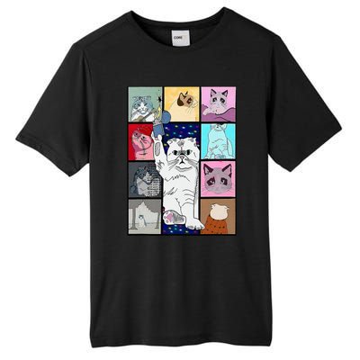 Cute Cat Purring In My Lap Cause It Loves Me Cat Lover Tall Fusion ChromaSoft Performance T-Shirt