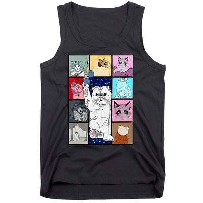 Cute Cat Purring In My Lap Cause It Loves Me Cat Lover Tank Top