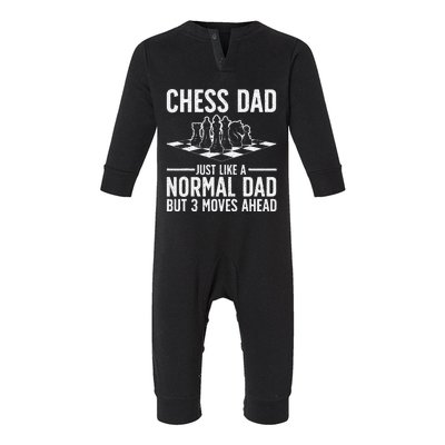 Cool Chess Player Art Dad Knight Chess Lovers Pieces Infant Fleece One Piece