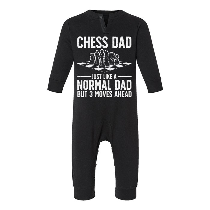 Cool Chess Player Art Dad Knight Chess Lovers Pieces Infant Fleece One Piece