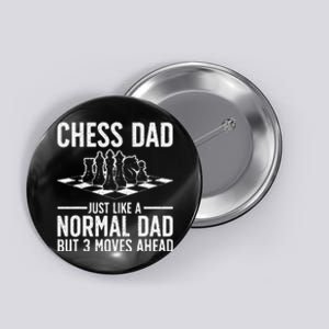 Cool Chess Player Art Dad Knight Chess Lovers Pieces Button