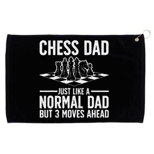 Cool Chess Player Art Dad Knight Chess Lovers Pieces Grommeted Golf Towel