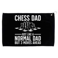 Cool Chess Player Art Dad Knight Chess Lovers Pieces Grommeted Golf Towel