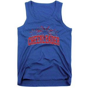 Cheerleader Cheer Pom Team Colors Gift Sleepover Fall Spring Gift Tank Top