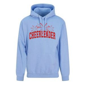 Cheerleader Cheer Pom Team Colors Gift Sleepover Fall Spring Gift Unisex Surf Hoodie