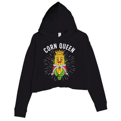 Cool Corn Queen For Girls Food Farming Corn Cob Farmer Crop Fleece Hoodie