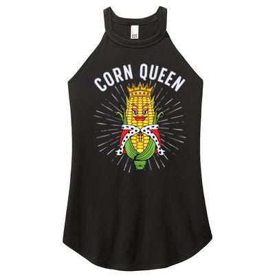 Cool Corn Queen For Girls Food Farming Corn Cob Farmer Women's Perfect Tri Rocker Tank