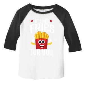 Cute Couple Quote French Fries Pun Valentines Day Meaningful Gift Toddler Fine Jersey T-Shirt