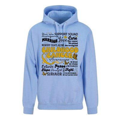 Childhood Cancer Quote Cancer Awareness Unisex Surf Hoodie