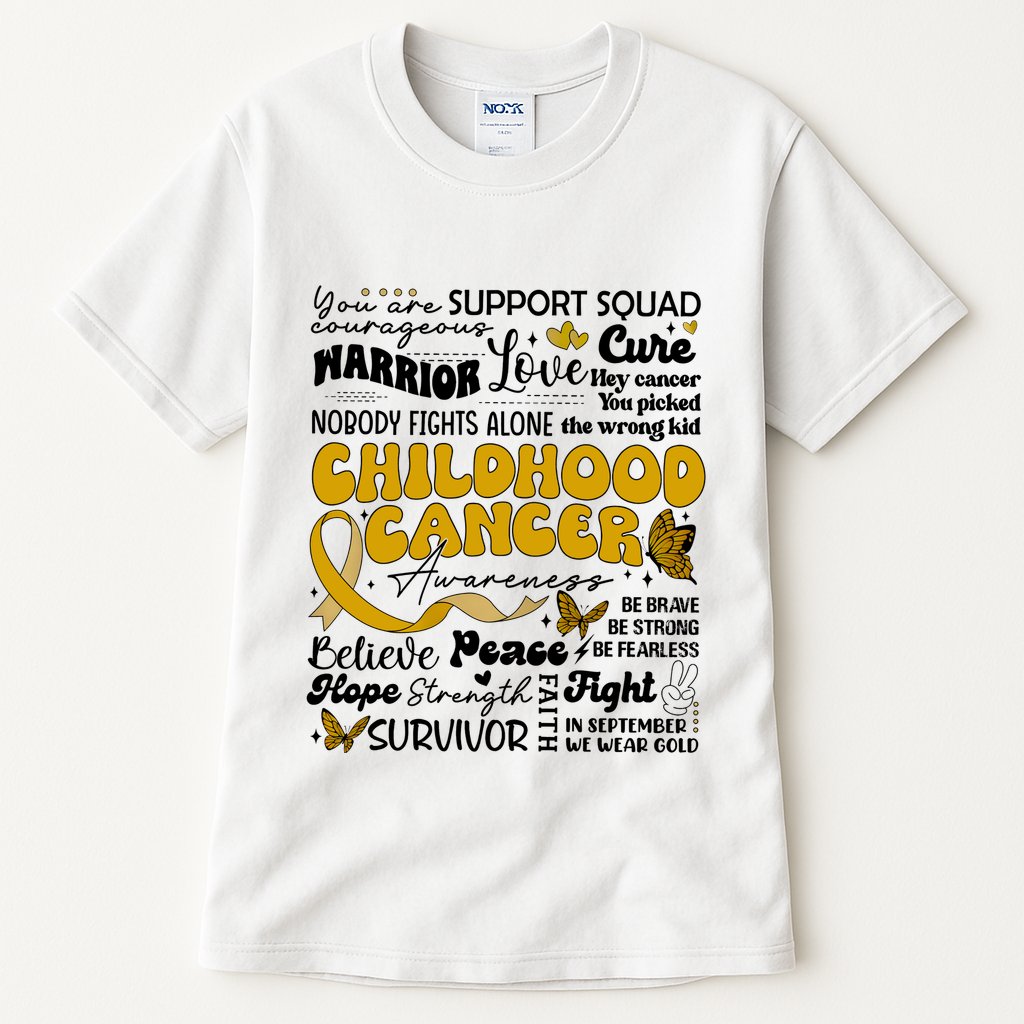 Childhood Cancer Quote Cancer Awareness Tall T-Shirt