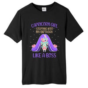 Cute Capricorn Queen Boss January Birthday Zodiac Gift Tall Fusion ChromaSoft Performance T-Shirt