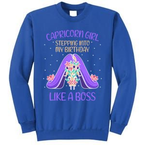 Cute Capricorn Queen Boss January Birthday Zodiac Gift Sweatshirt