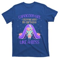 Cute Capricorn Queen Boss January Birthday Zodiac Gift T-Shirt