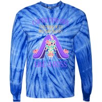 Cute Capricorn Queen Boss January Birthday Zodiac Gift Tie-Dye Long Sleeve Shirt