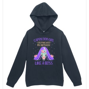 Cute Capricorn Queen Boss January Birthday Zodiac Gift Urban Pullover Hoodie