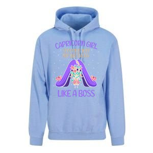 Cute Capricorn Queen Boss January Birthday Zodiac Gift Unisex Surf Hoodie