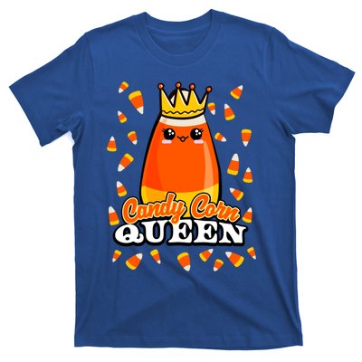 Candy Corn Queen Halloween Costume Funny Novelty Cool Gift T-Shirt