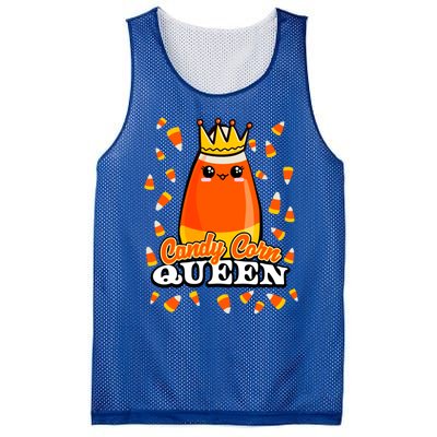 Candy Corn Queen Halloween Costume Funny Novelty Cool Gift Mesh Reversible Basketball Jersey Tank