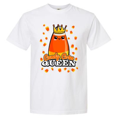 Candy Corn Queen Halloween Costume Funny Novelty Cool Gift Garment-Dyed Heavyweight T-Shirt