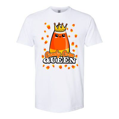 Candy Corn Queen Halloween Costume Funny Novelty Cool Gift Softstyle CVC T-Shirt