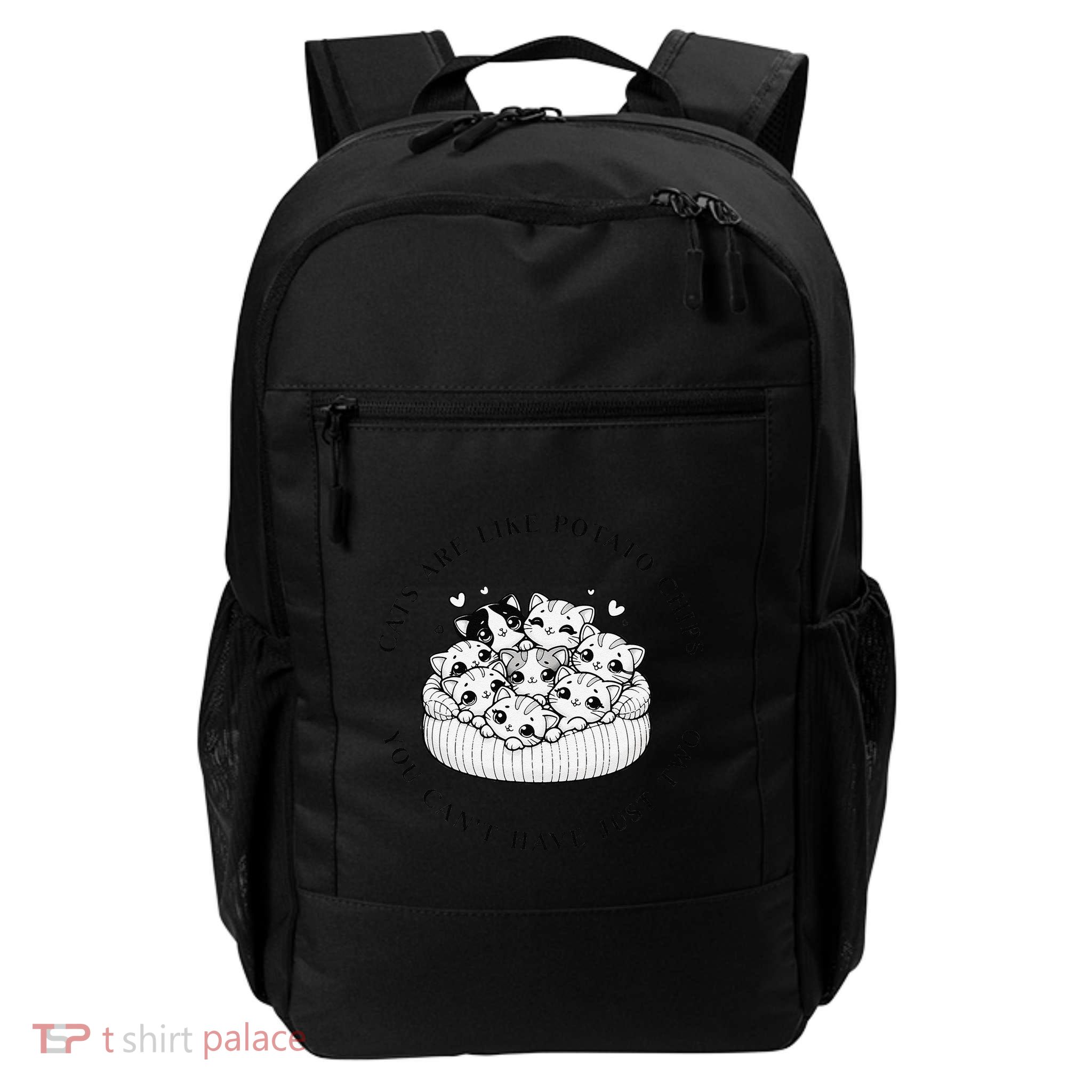 Cute Cat Quotecats Are Like Potato Chips. Daily Commute Backpack