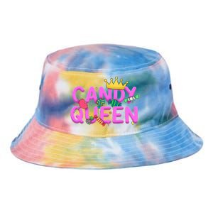 Cool Candy Queen Art For Candy Lollipop Lovers Tie Dye Newport Bucket Hat