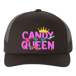 Cool Candy Queen Art For Candy Lollipop Lovers Yupoong Adult 5-Panel Trucker Hat