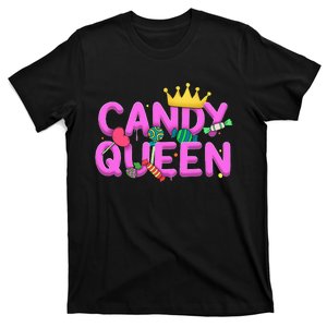 Cool Candy Queen Art For Candy Lollipop Lovers T-Shirt