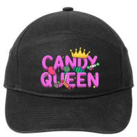 Cool Candy Queen Art For Candy Lollipop Lovers 7-Panel Snapback Hat