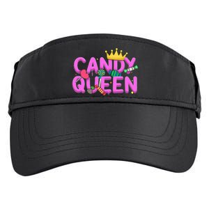 Cool Candy Queen Art For Candy Lollipop Lovers Adult Drive Performance Visor