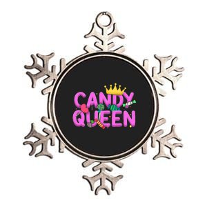 Cool Candy Queen Art For Candy Lollipop Lovers Metallic Star Ornament