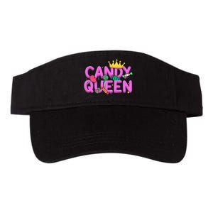 Cool Candy Queen Art For Candy Lollipop Lovers Valucap Bio-Washed Visor