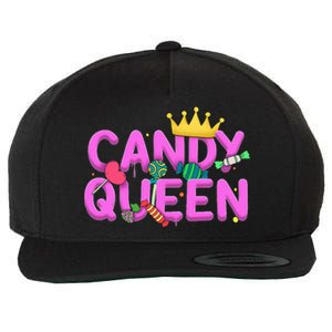 Cool Candy Queen Art For Candy Lollipop Lovers Wool Snapback Cap