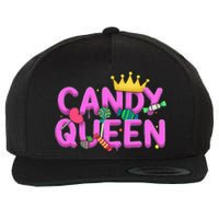 Cool Candy Queen Art For Candy Lollipop Lovers Wool Snapback Cap