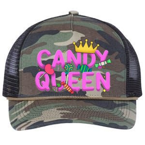 Cool Candy Queen Art For Candy Lollipop Lovers Retro Rope Trucker Hat Cap