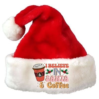 Christmas Coffee Quotes Bundle Believe In Santa Meaningful Gift Premium Christmas Santa Hat