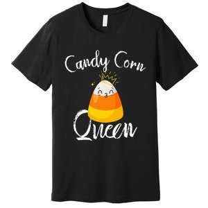 Candy Corn Queen Kawaii  Candy Corn Halloween Premium T-Shirt