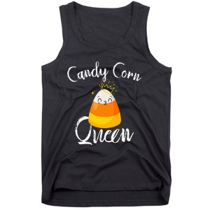 Candy Corn Queen Kawaii  Candy Corn Halloween Tank Top