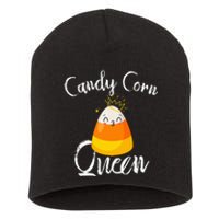 Candy Corn Queen Kawaii  Candy Corn Halloween Short Acrylic Beanie