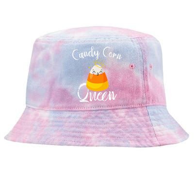 Candy Corn Queen Kawaii  Candy Corn Halloween Tie-Dyed Bucket Hat