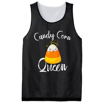 Candy Corn Queen Kawaii  Candy Corn Halloween Mesh Reversible Basketball Jersey Tank